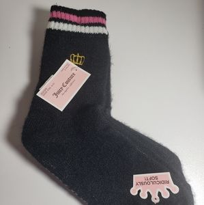 Juicy Couture socks Black 2 pair set NWT